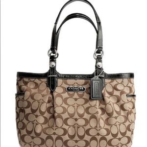 Coach signature handbag